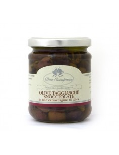 Olive taggiasche snocciolate in olio extravergine di oliva