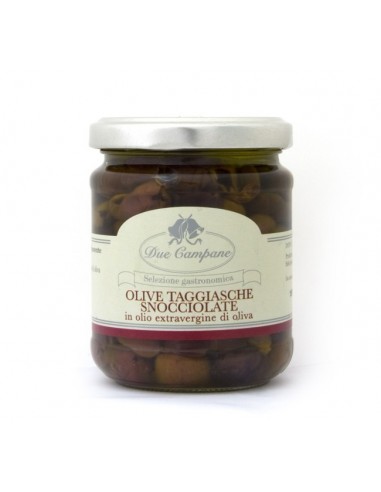Olive taggiasche snocciolate in olio extravergine di oliva